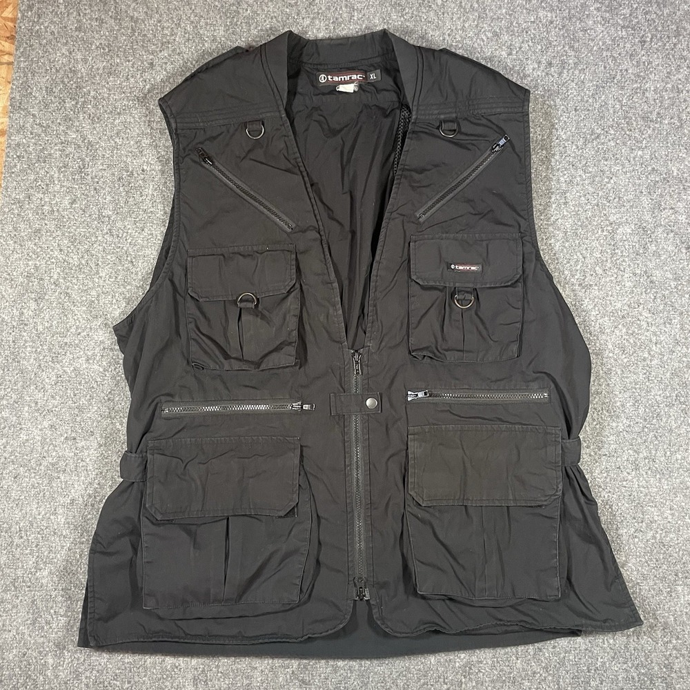 Tamrac Multi Pocket Utility Vest Men's XLarge Photography Fishing Hunting Cotton